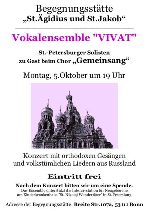 Konzertplakat