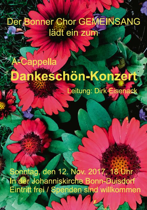 Konzertplakat