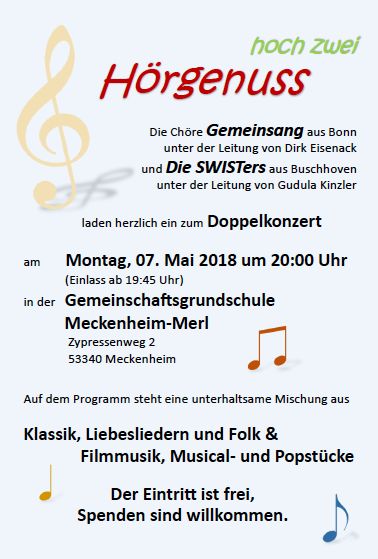 Konzertplakat